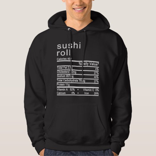 sushi roll hoodie (Voorkant)