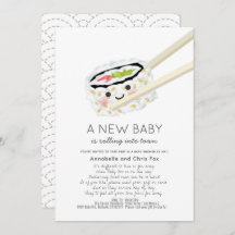 Sushi Roll Kawaii Baby shower per post