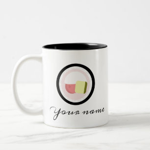 Sushi Roll Logo Ontwerp Mok