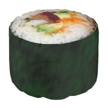 Sushi Roll Pouf