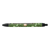 Sushi Roll Salmon Black Chopsticks Black Ink Pen (Voorkant)