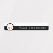 Sushi Roll  School Klas Lunch Naam Nummer Labels (Design 1)
