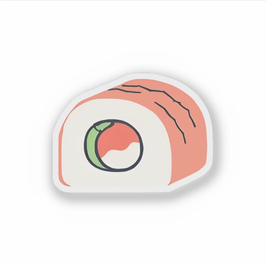 Sushi Roll Sticker (Voorkant)