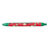 Sushi Roll Zalm Rood Chopsticks  Zwarte Inkt Pen (Voorkant)