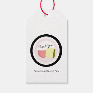 Sushi Roll Zalm Verjaardag Restaurant Cadeaulabel