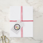 Sushi Roll Zalm Verjaardag Restaurant  Cadeaulabel (Met Touw)