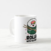 Sushi Rollin’ With You Forever Mug Koffiemok (Voorkant links)