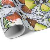 Sushi Rolls Cadeaupapier (Rol Hoek)