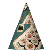 Sushi Rolls: Gekleurd naadloos . Feesthoedjes (Links)