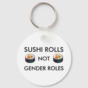 Sushi Rolls Niet Geslacht Rollen Sleutelhanger