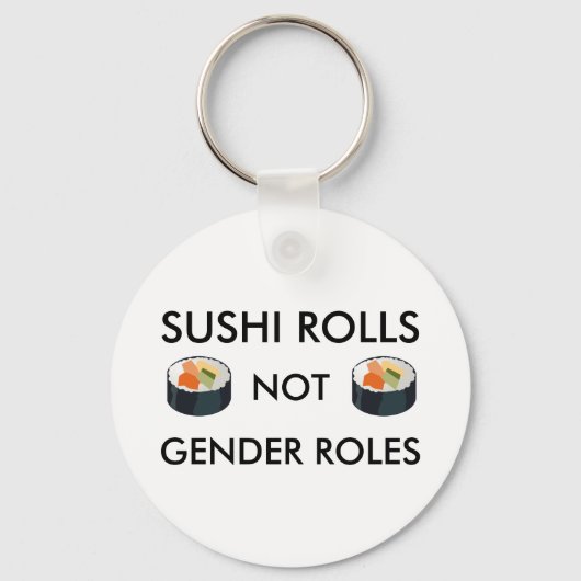 Sushi Rolls Niet Geslacht Rollen Sleutelhanger (Voorkant)