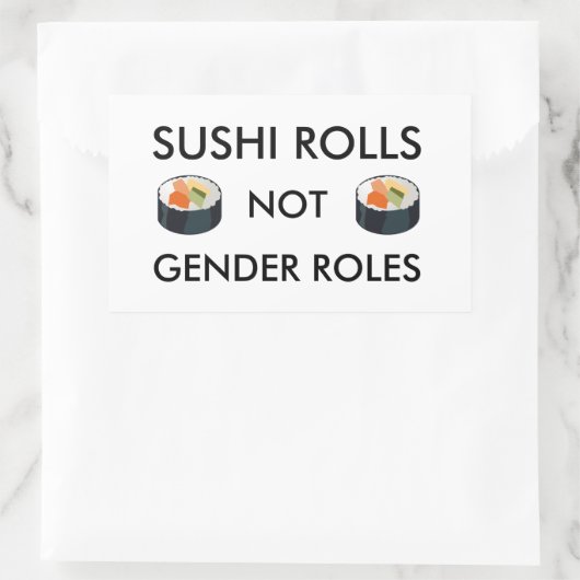 Sushi Rolls Niet Geslacht Rollen Sticker (Tas)