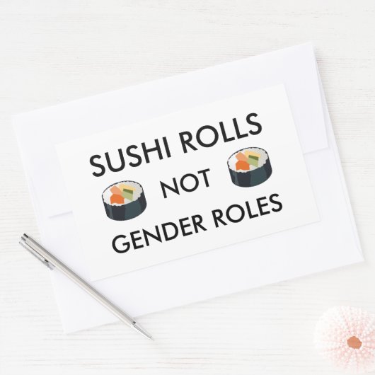 Sushi Rolls Niet Geslacht Rollen Sticker (Envelop)