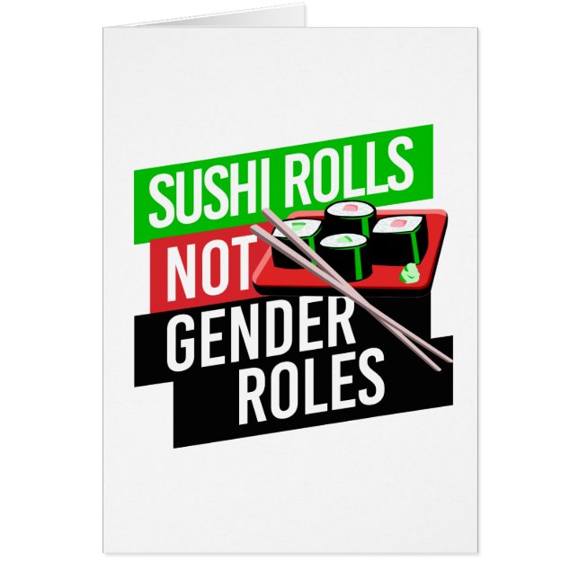 Sushi Rolls not Gender Roles (Voorkant)