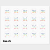 Sushi Rolls not Gender Roles Ronde Sticker (Vel)