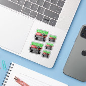 Sushi Rolls not Gender Roles Sticker (Laptop met iPhone)