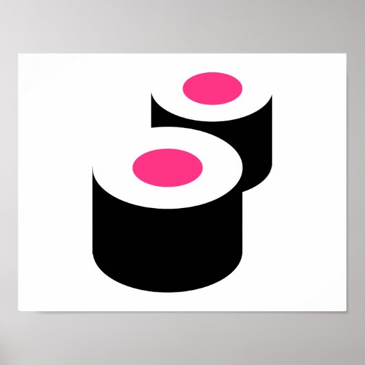 Sushi rolls poster (Voorkant)