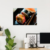 Sushi Rolls Poster (Thuiskantoor)
