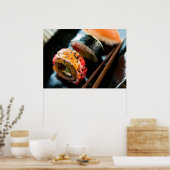 Sushi Rolls Poster (Keuken)
