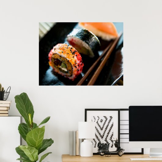 Sushi Rolls Poster (Thuiskantoor)