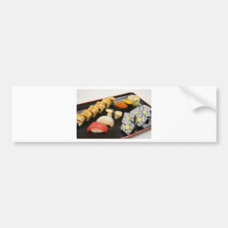 Sushi Rolls Sesame Ginger Wasabi Japan Kitchen Bumpersticker