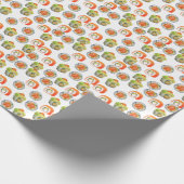 Sushi rolpatroon cadeaupapier (Hoek)