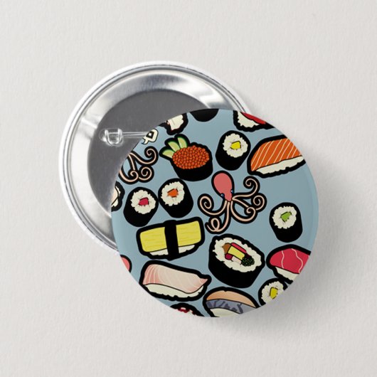 Sushi Ronde Button 5,7 Cm (Voorkant /achterkant)