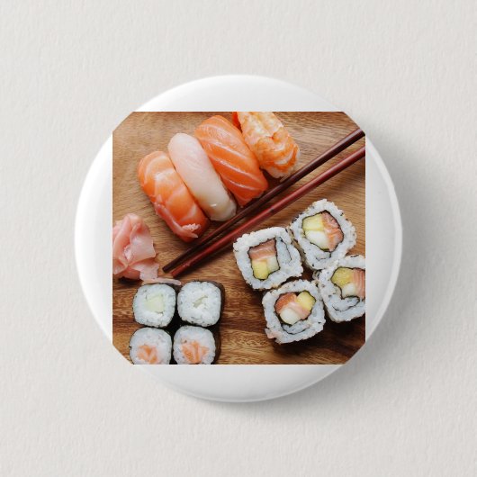 Sushi Ronde Button 5,7 Cm (Voorkant)