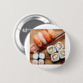 Sushi Ronde Button 5,7 Cm (Voorkant /achterkant)