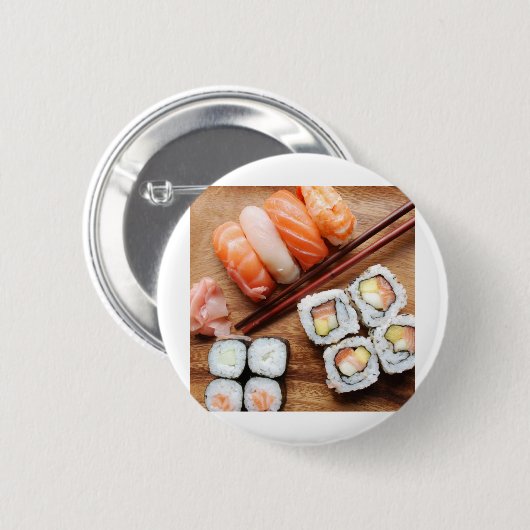 Sushi Ronde Button 5,7 Cm (Voorkant /achterkant)