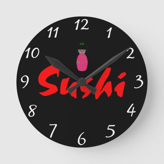 Sushi Ronde Klok (Voorkant)