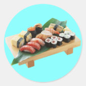 Sushi Ronde Sticker (Voorkant)