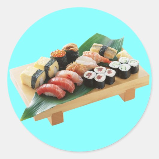 Sushi Ronde Sticker (Voorkant)