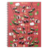 Sushi Rood Notitieboek (Voorkant)