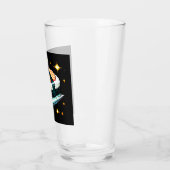 Sushi Ruimteschip Pixel Art Vliegende Sushi Roll O Glas (Links)