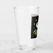 Sushi Ruimteschip Pixel Art Vliegende Sushi Roll O Glas (Rechts)