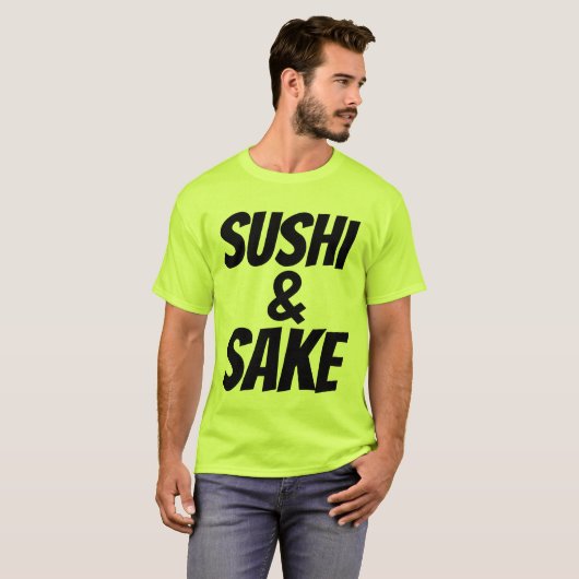 SUSHI & SAKE T-shirts (Voorkant volledig)
