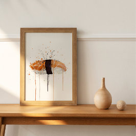 Sushi Salmon Nigiri Poster
