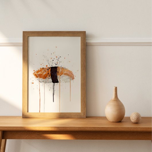 Sushi Salmon Nigiri Poster