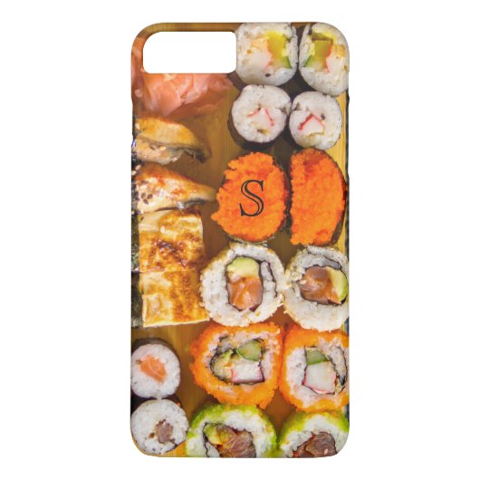 Sushi Sampler aangepaste monogram-hoesjes Case-Mate iPhone Case (Achterkant)