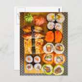 Sushi Sampler briefkaart (Voorkant / Achterkant)