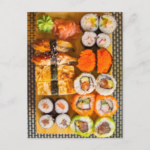 Sushi Sampler briefkaart