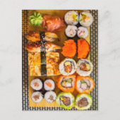 Sushi Sampler briefkaart (Voorkant)