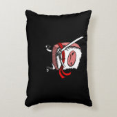 Sushi Samurai Ninja Kawaii Japans voedsel Accent Kussen (Voorkant(Verticaal))