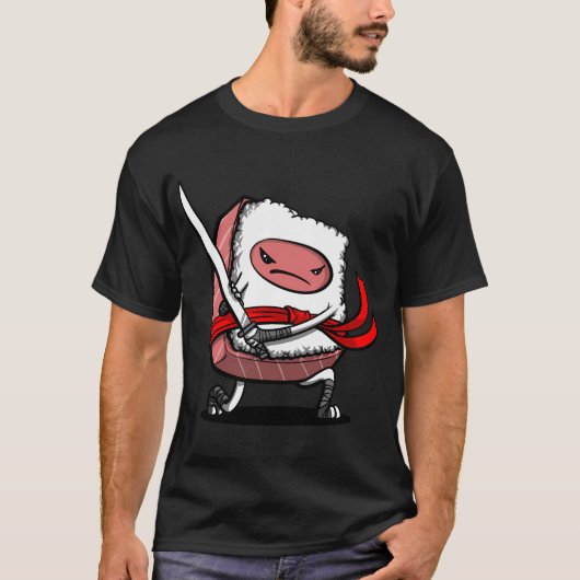 Sushi Samurai Ninja T-shirt (Voorkant)