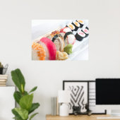 Sushi Sashimi Platter Poster (Thuiskantoor)