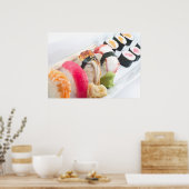 Sushi Sashimi Platter Poster (Keuken)
