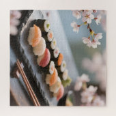 Sushi Schaal Kersenbloesem Legpuzzel (Horizontaal)