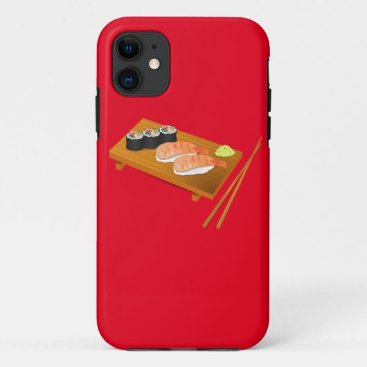 Sushi schattig Japans eten Case-Mate iPhone Case (Achterkant)