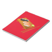 Sushi schattig Japans eten Notitieblok (Linkerzijde)